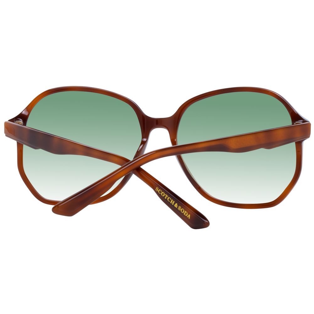 Scotch & Soda Braune Sonnenbrille aus Acetat