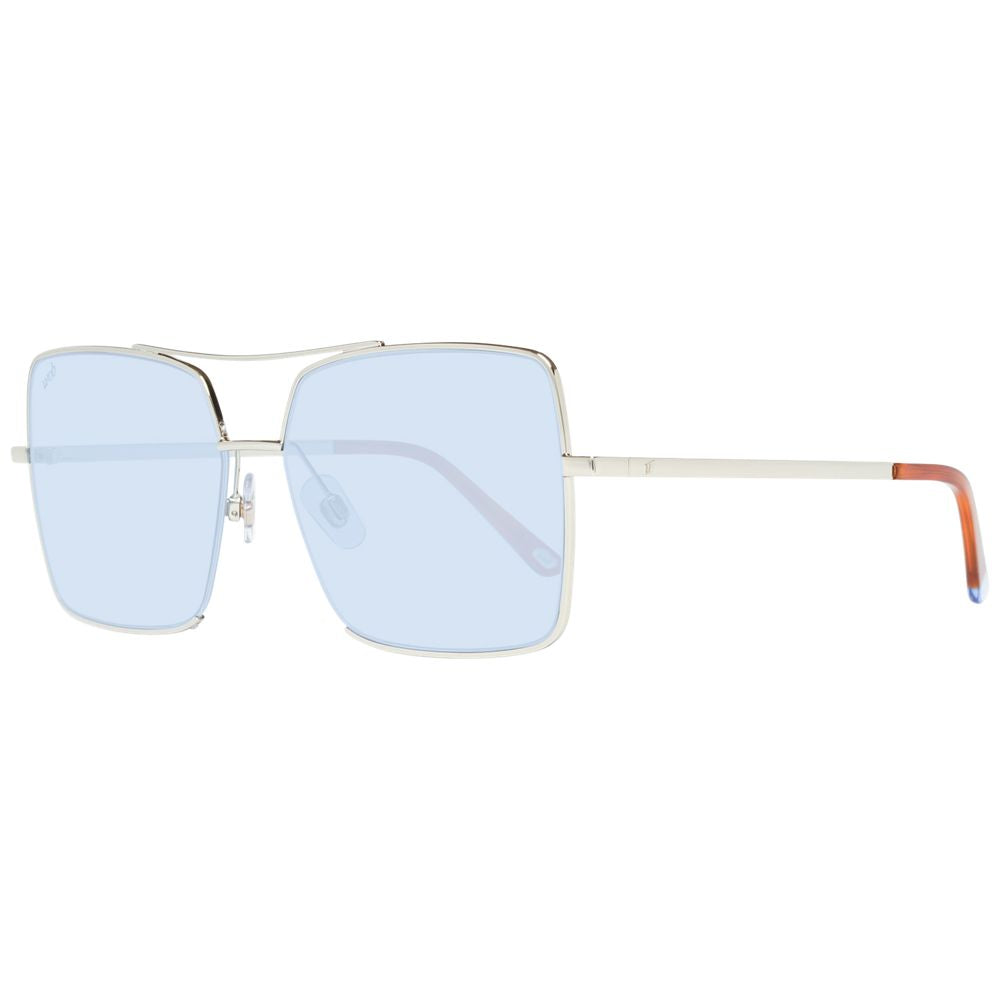 Web Goldfarbene Sonnenbrille mit Metallrahmen