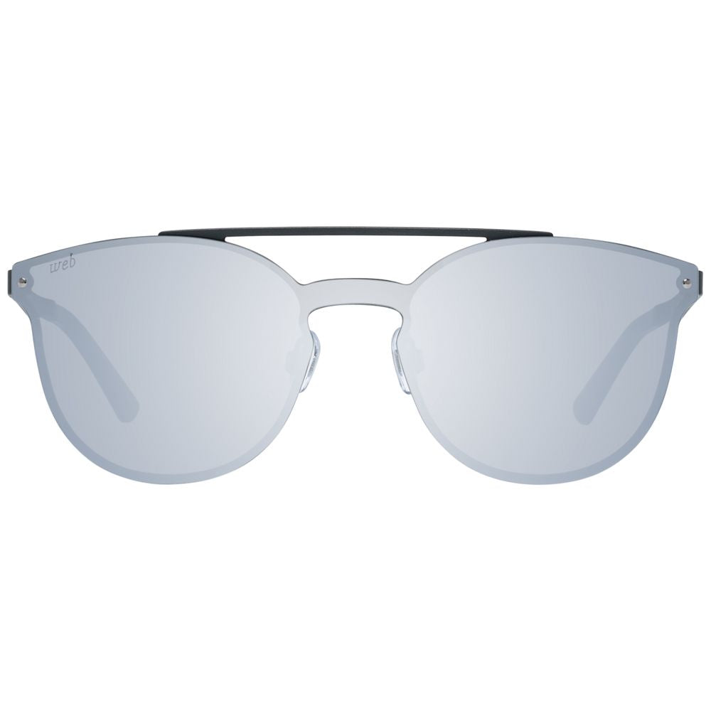 Web Schwarze Metall-Sonnenbrille