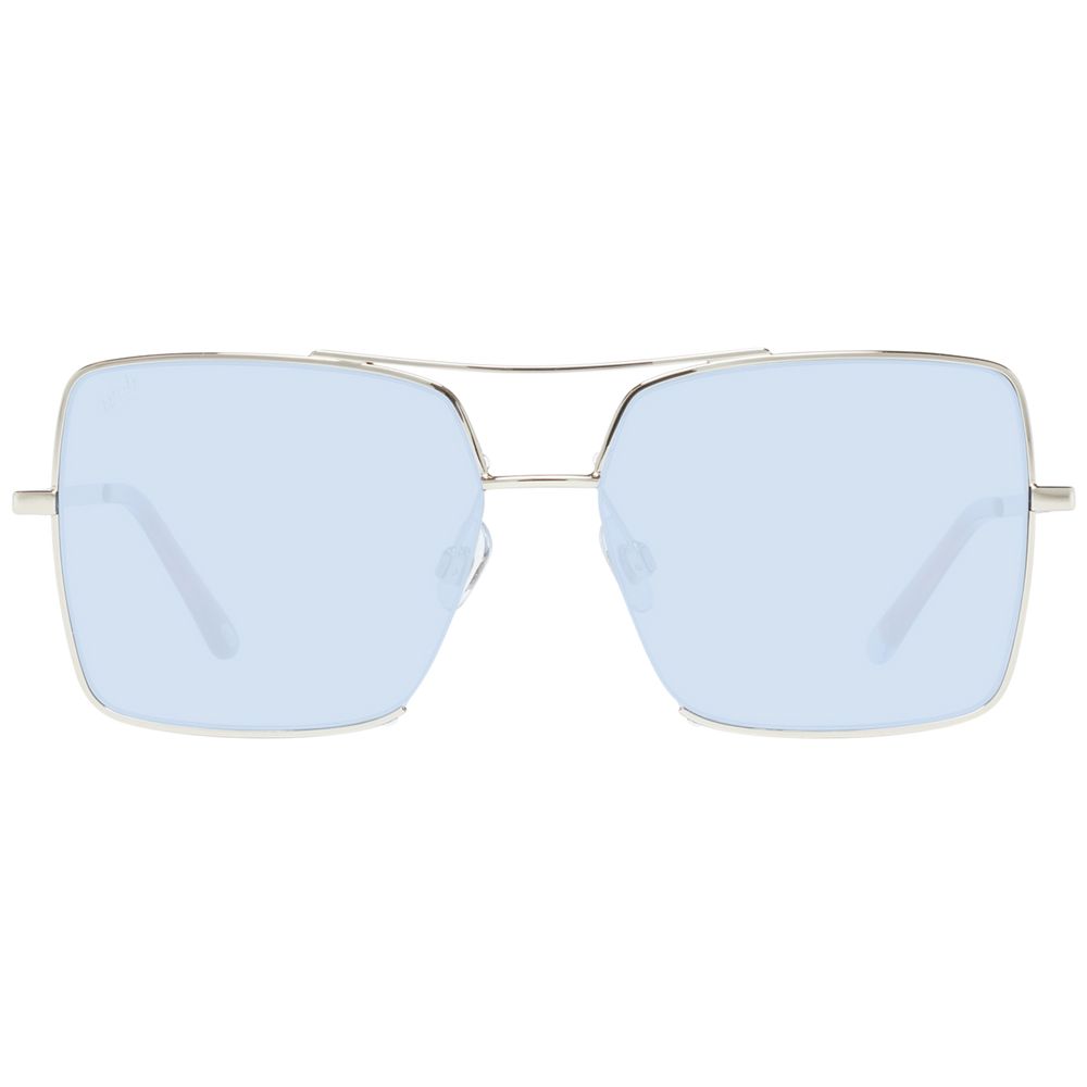 Web Goldfarbene Sonnenbrille mit Metallrahmen