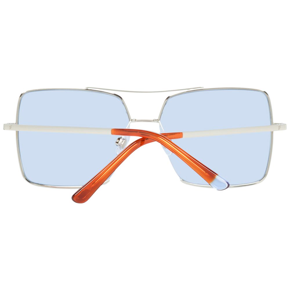 Web Goldfarbene Sonnenbrille mit Metallrahmen