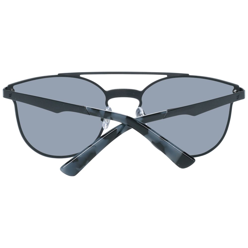 Web Schwarze Metall-Sonnenbrille