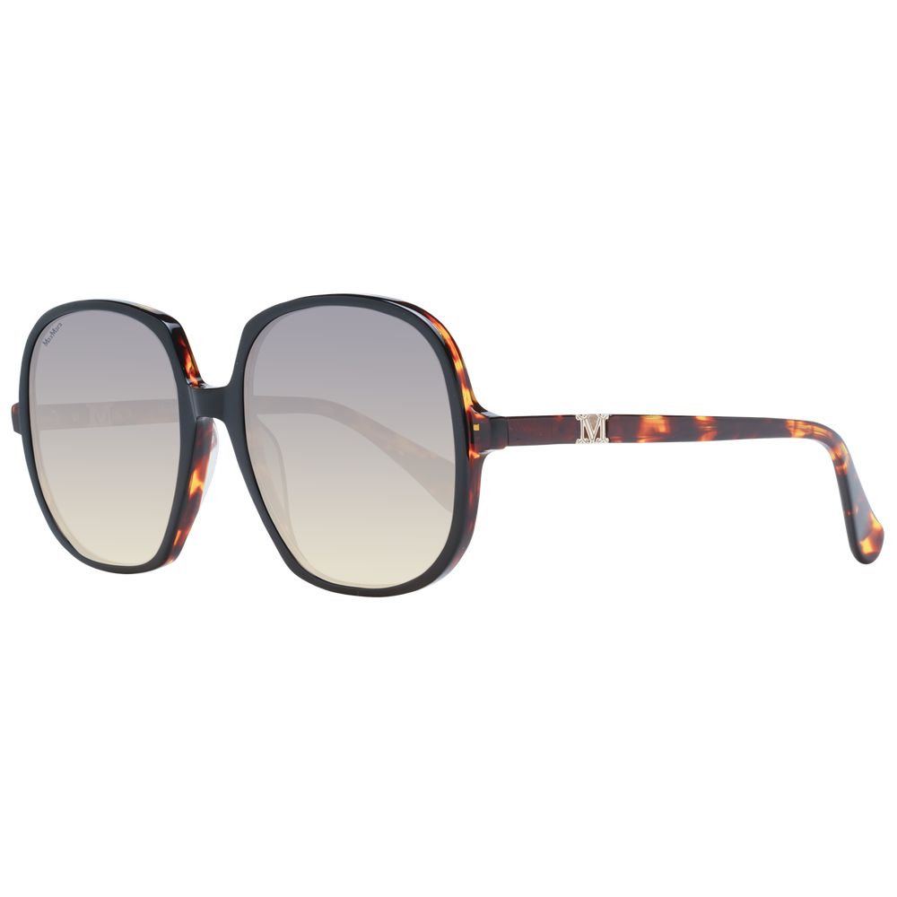 Max Mara Braune Sonnenbrille aus Kunststoff
