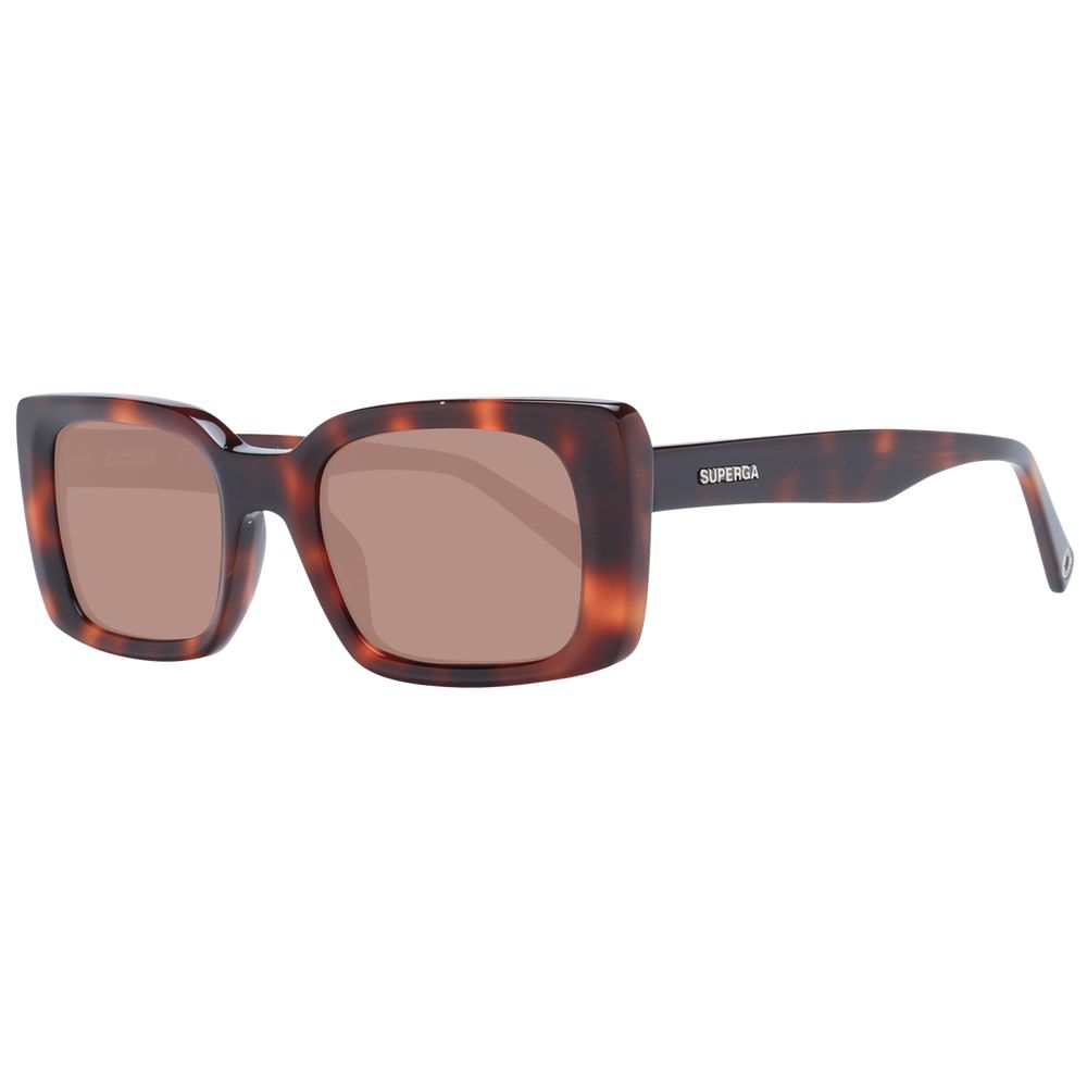 Sting Braune Sonnenbrille aus Acetat und Kunststoff