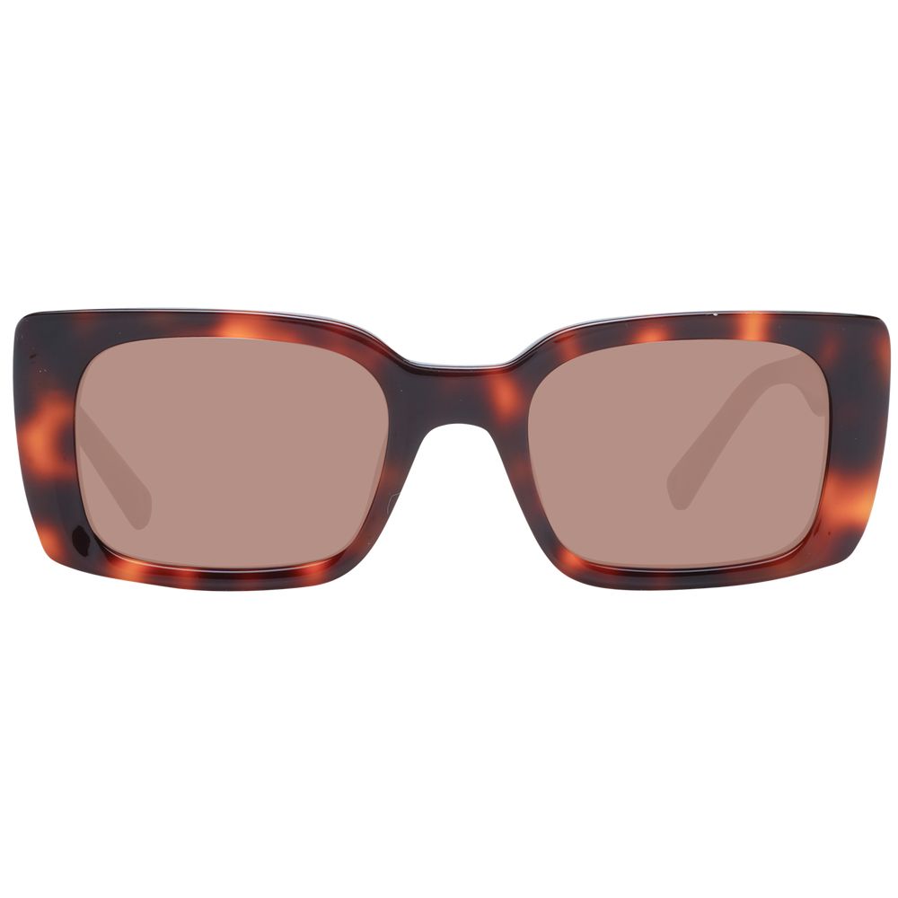 Sting Braune Sonnenbrille aus Acetat und Kunststoff