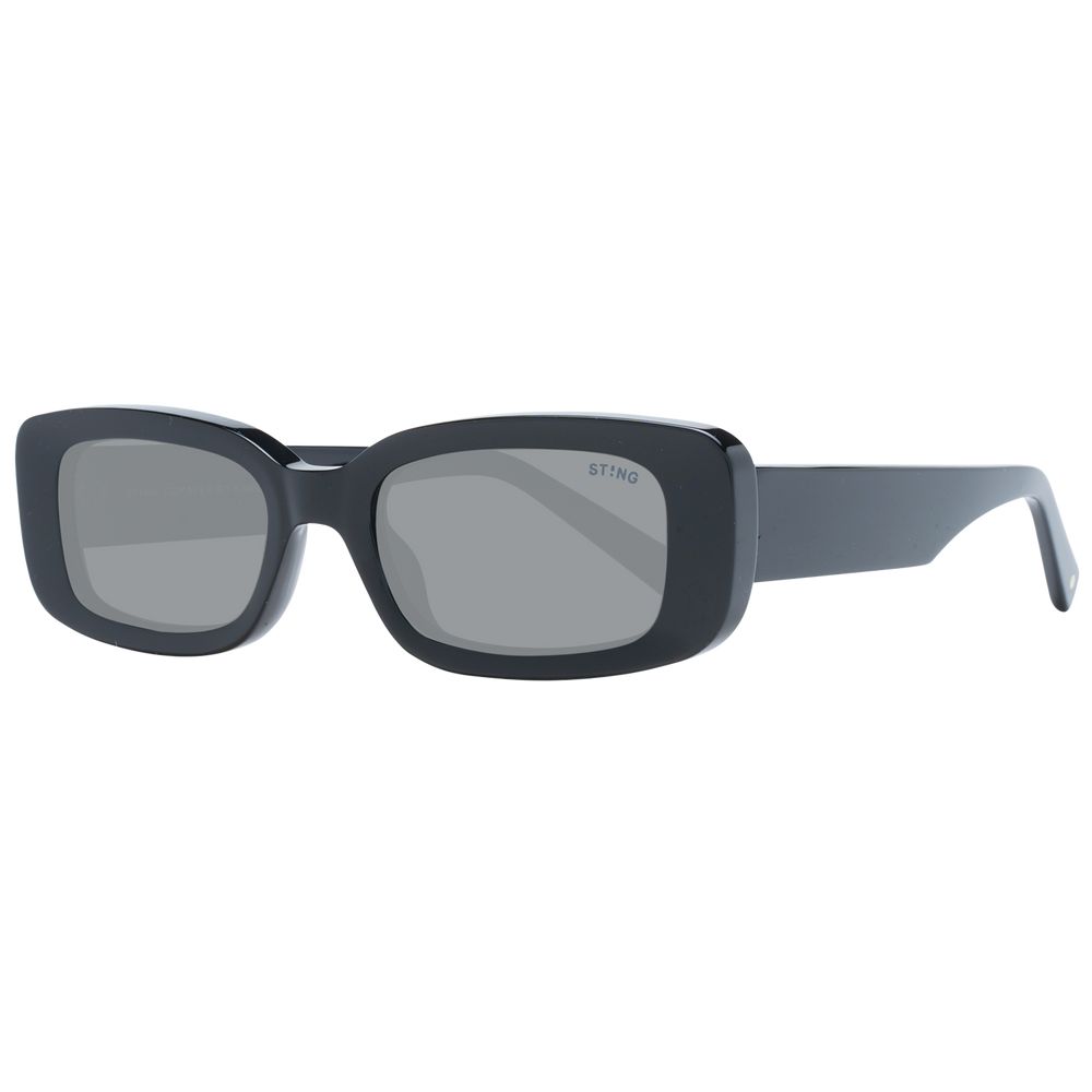 Sting Schwarze Sonnenbrille aus Acetat und Kunststoff