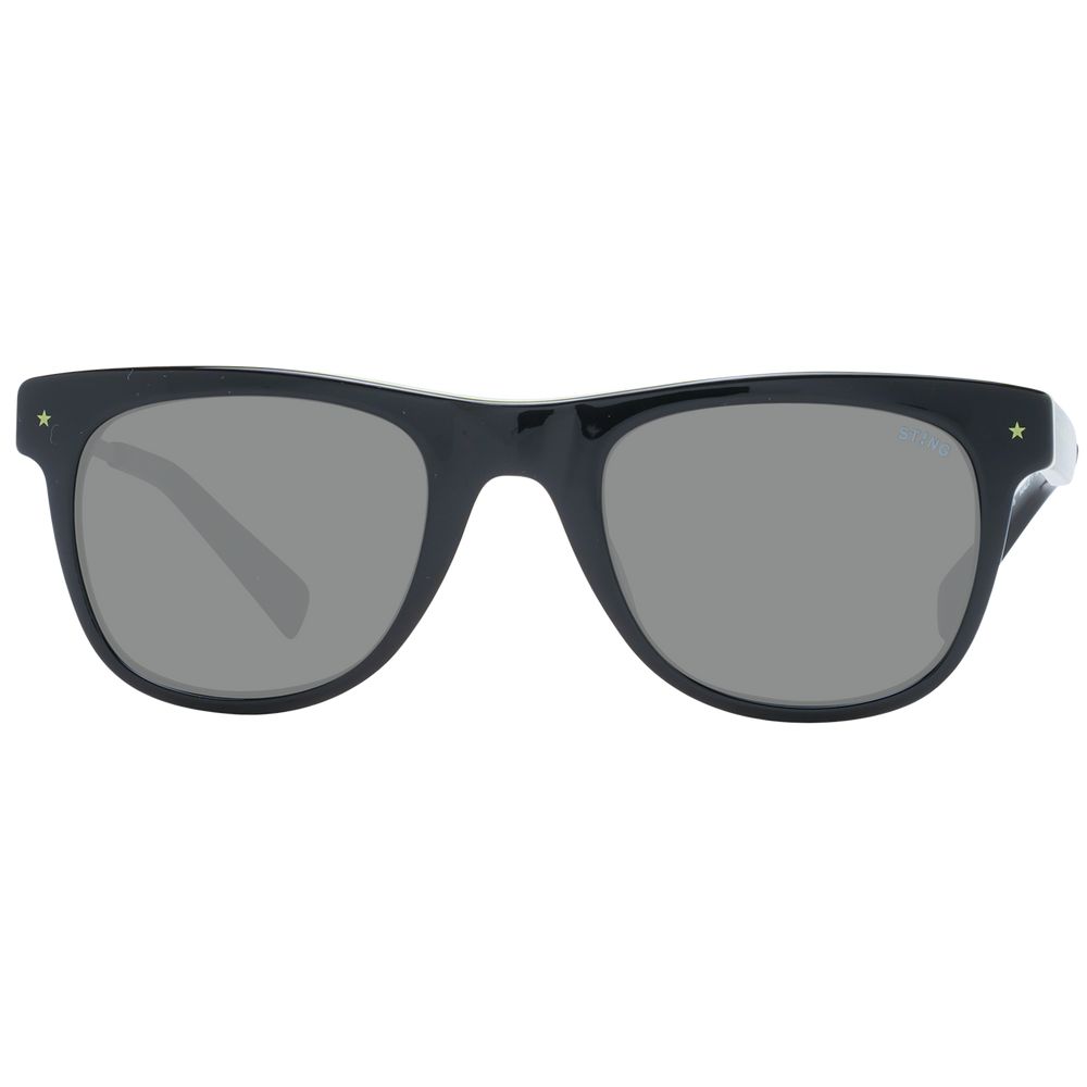 Sting Schwarze Sonnenbrille aus Acetat und Kunststoff