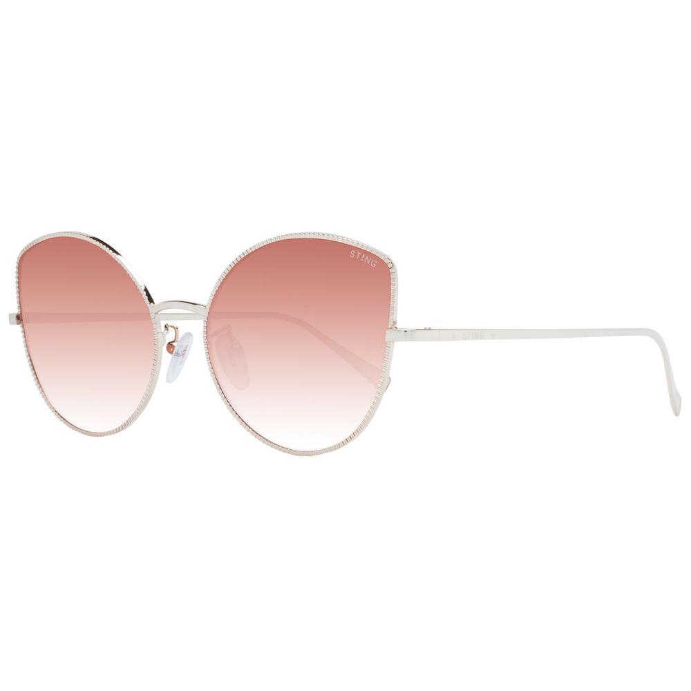Sting Sonnenbrille aus roségoldfarbenem Metall