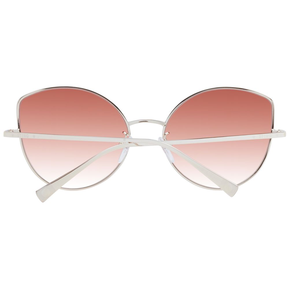Sting Sonnenbrille aus roségoldfarbenem Metall