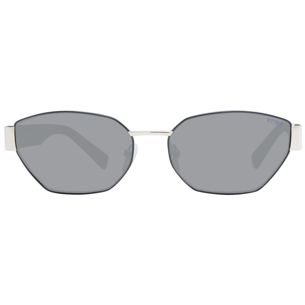 Sting Schwarze Metall-Sonnenbrille