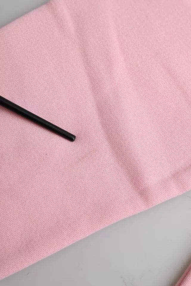 Philippe Model Rosa Baumwoll-Logo-Druck Pullover mit langen Ärmeln