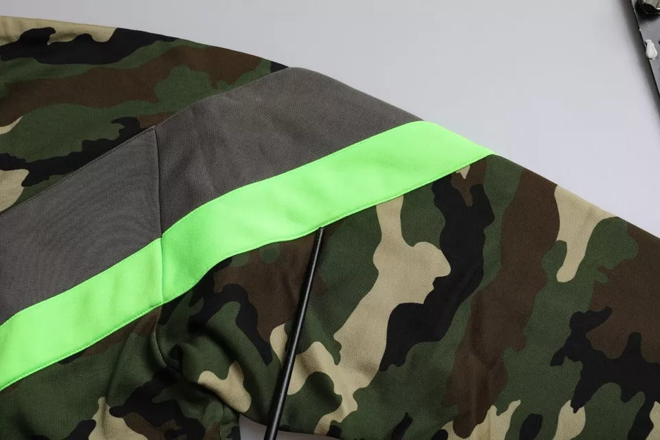 Dolce & Gabbana Multicolor Camouflage Sweatshirt Pullover