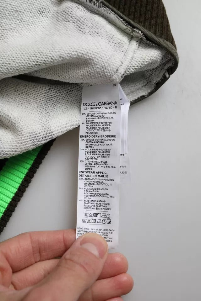 Dolce & Gabbana Multicolor Camouflage Sweatshirt Pullover