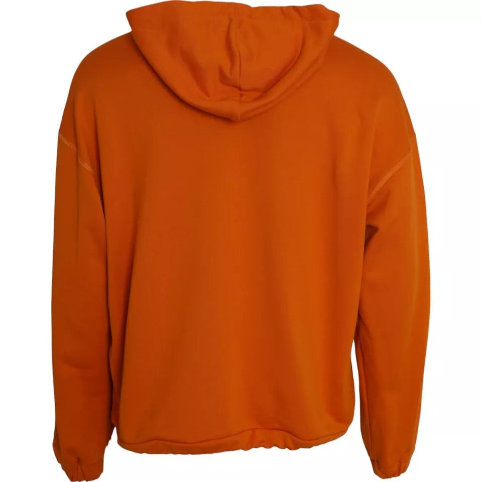 Dolce & Gabbana Orange Kapuzenpullover Pullover Sweater