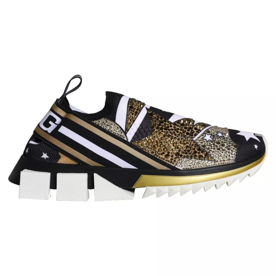 Dolce & Gabbana Multicolor Comet Star Print Sorrento Sneakers Schuhe