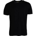 Dolce & Gabbana Schwarzes Baumwoll-Herren-T-Shirt mit Rundhalsausschnitt und kurzen Ärmeln