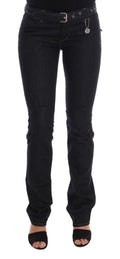 Costume National Blaue Cotton Stretch Slim Fit Jeans