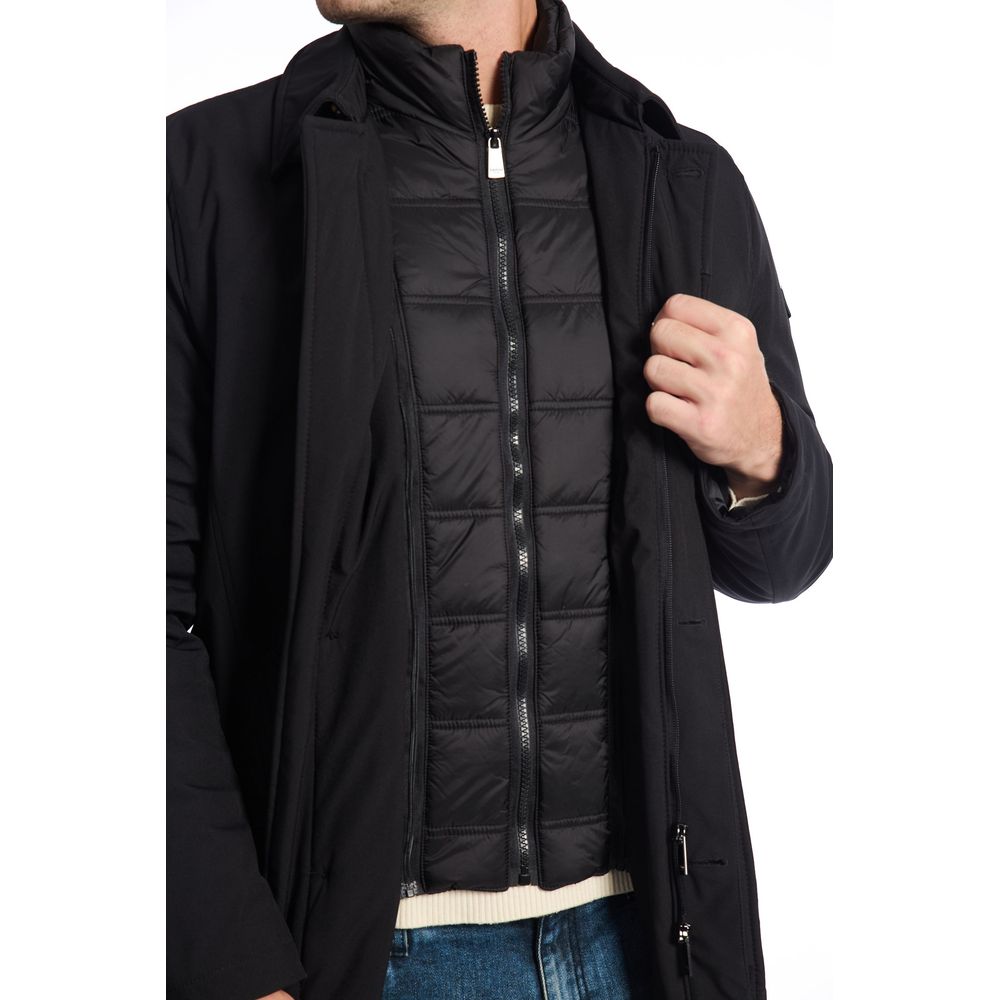 Baldinini Trend Schwarze Polyester-Jacke