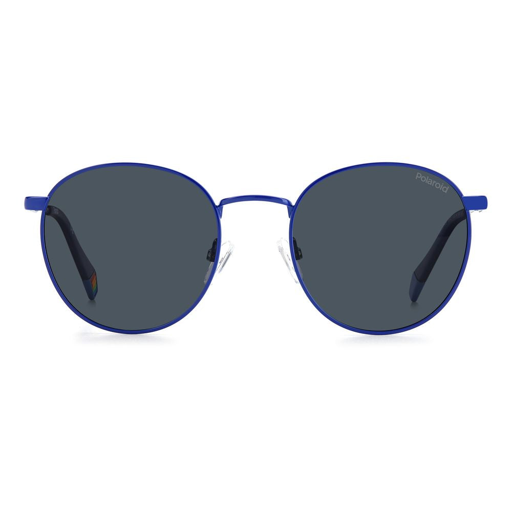 Polaroid Blaue Edelstahl-Sonnenbrille