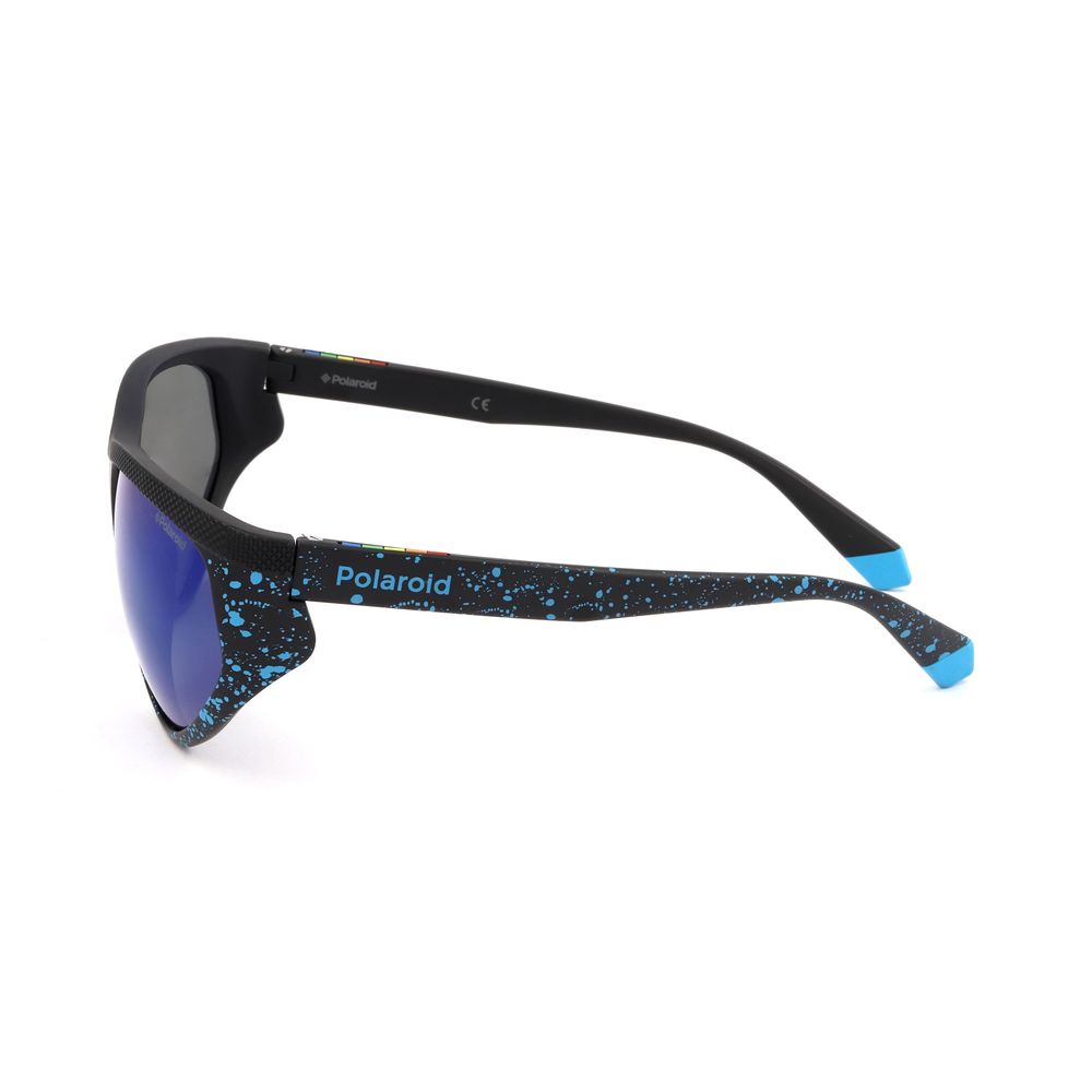 Polaroid Blaue Gummi-Sonnenbrille