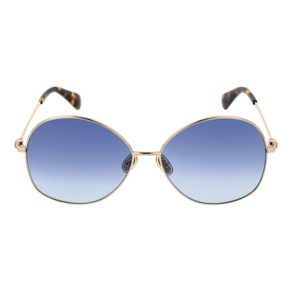 Max Mara Goldene Metall-Sonnenbrille