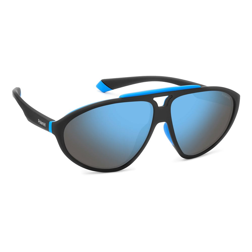 Polaroid Schwarze Gummi-Sonnenbrille