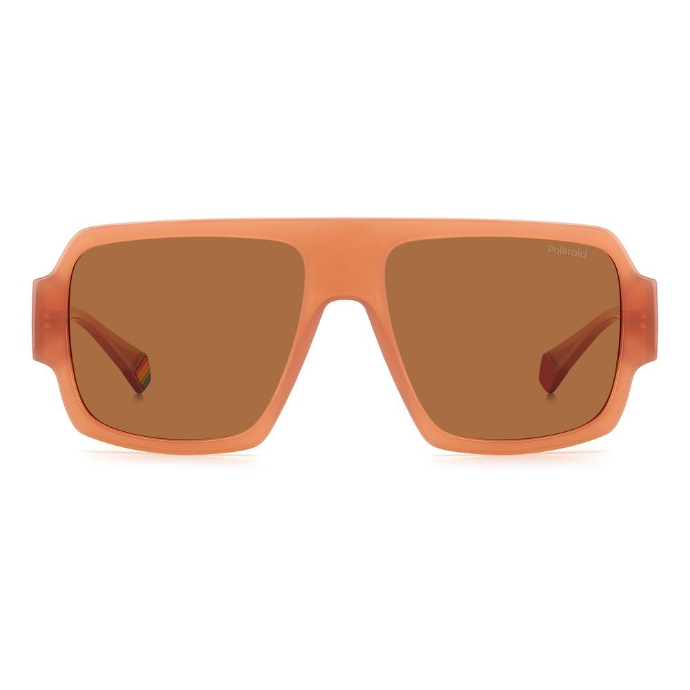 Polaroid Beige Sonnenbrille aus Harz