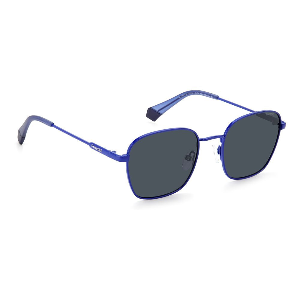 Polaroid Blaue Edelstahl-Sonnenbrille