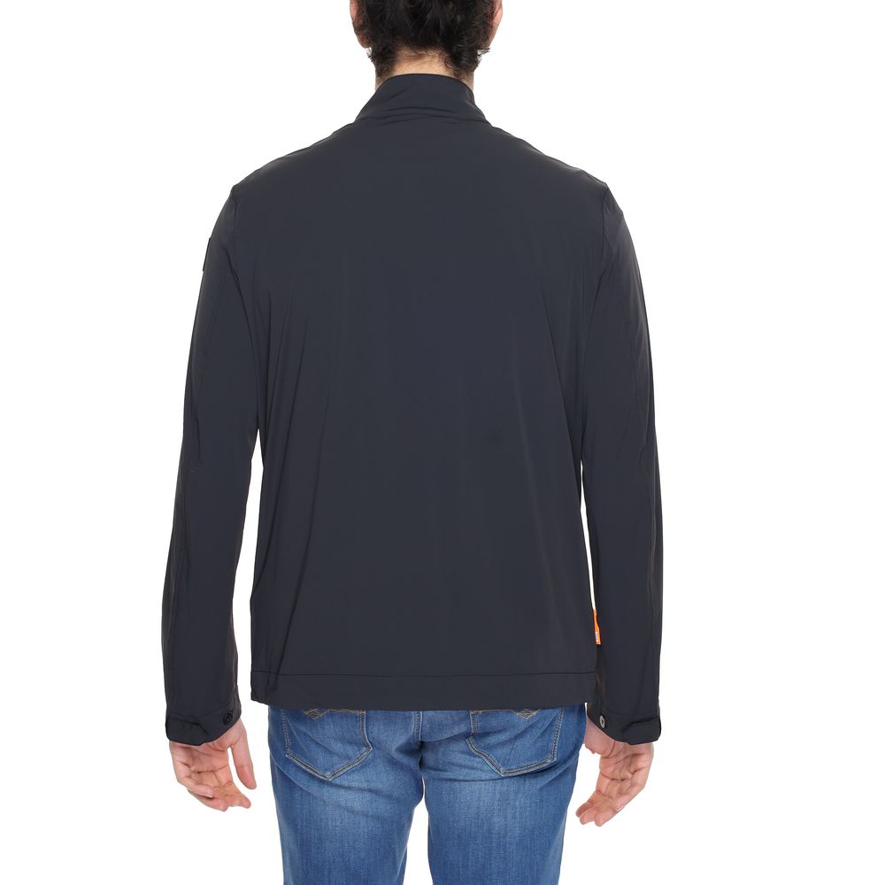 Suns Schwarze Nylon-Shell-Jacke