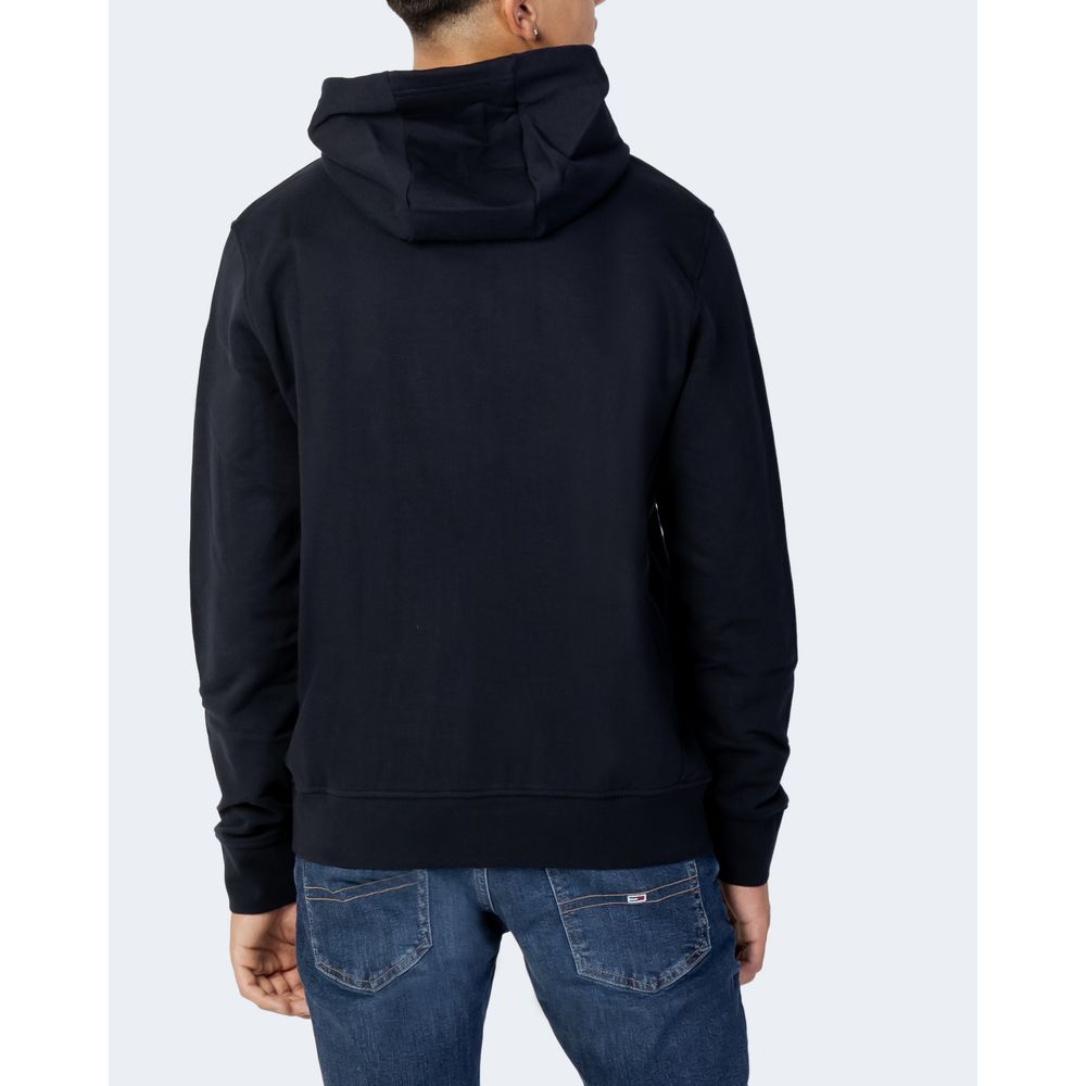 Armani Exchange Blauer Baumwoll-Kapuzenpulli