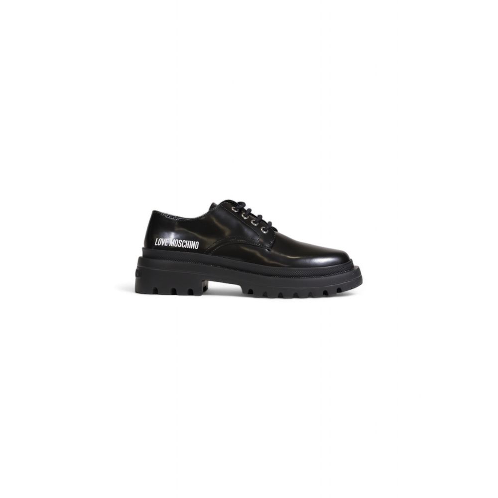 Love Moschino Plattform aus schwarzem Polyethylen
