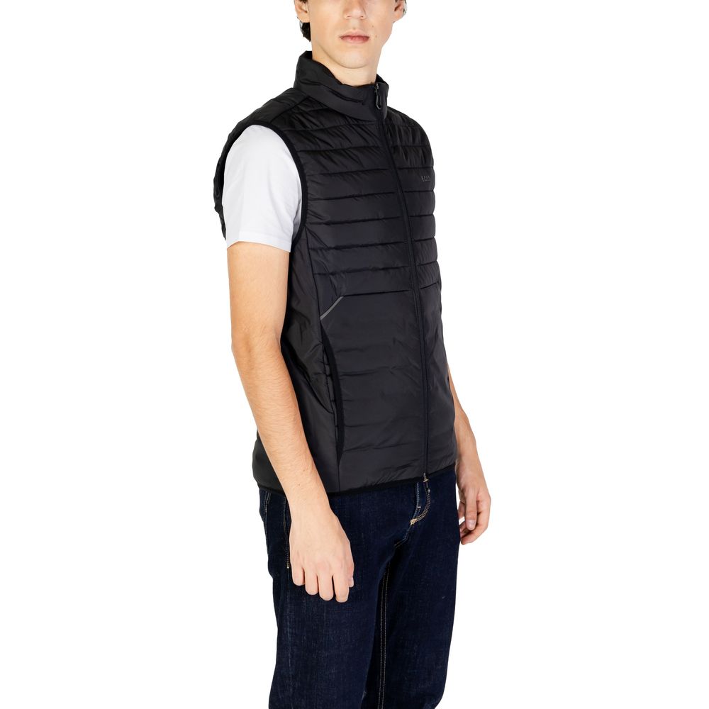 Hugo Boss Schwarze Polyester Sleveless Jacke