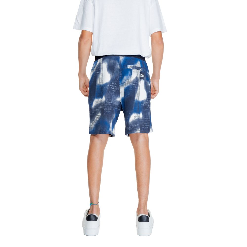 Armani Exchange Blaue Baumwoll-Bermudas