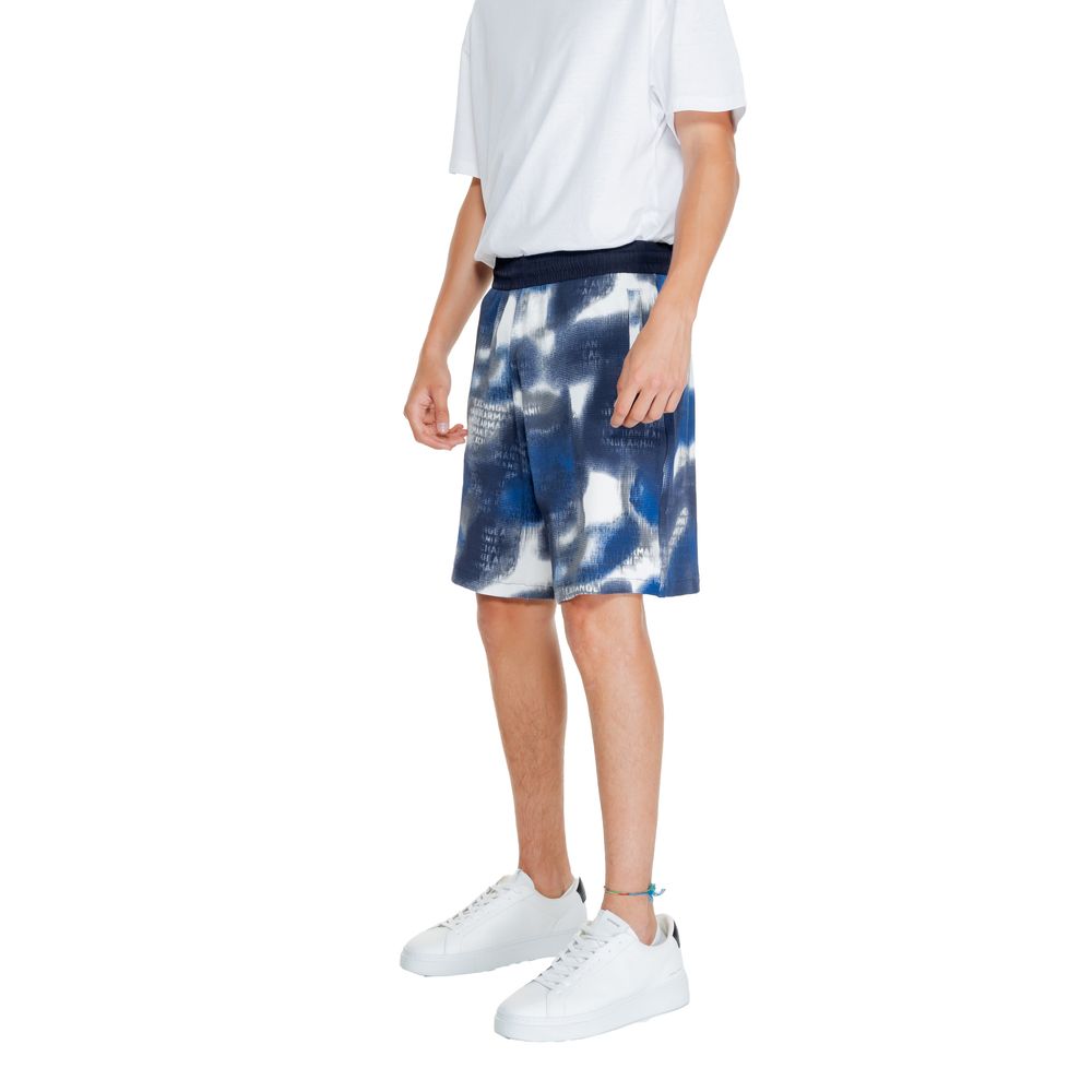Armani Exchange Blaue Baumwoll-Bermudas
