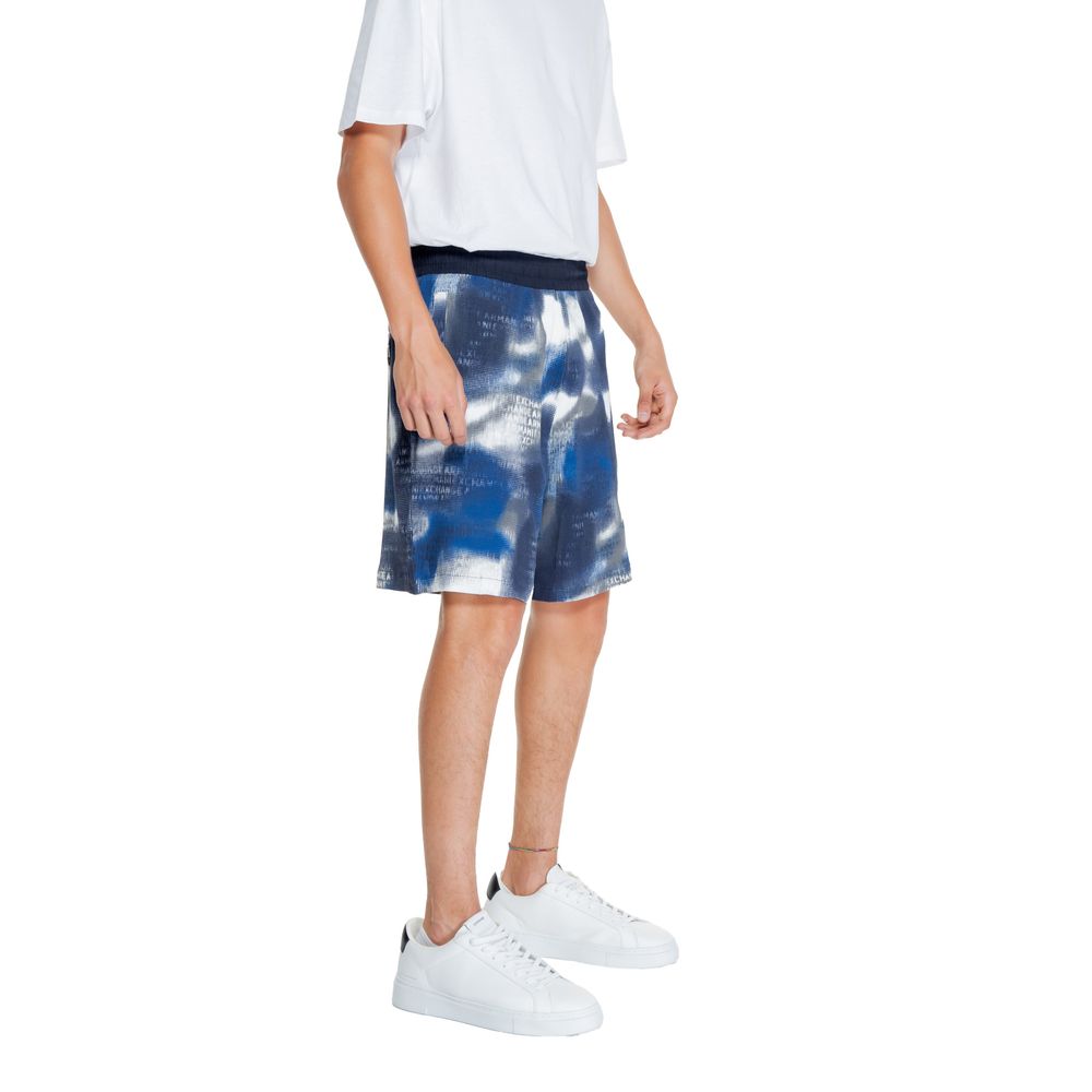 Armani Exchange Blaue Baumwoll-Bermudas