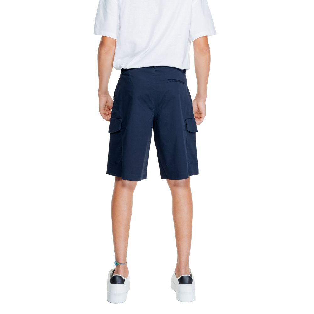 Armani Exchange Blaue Baumwoll-Bermudas