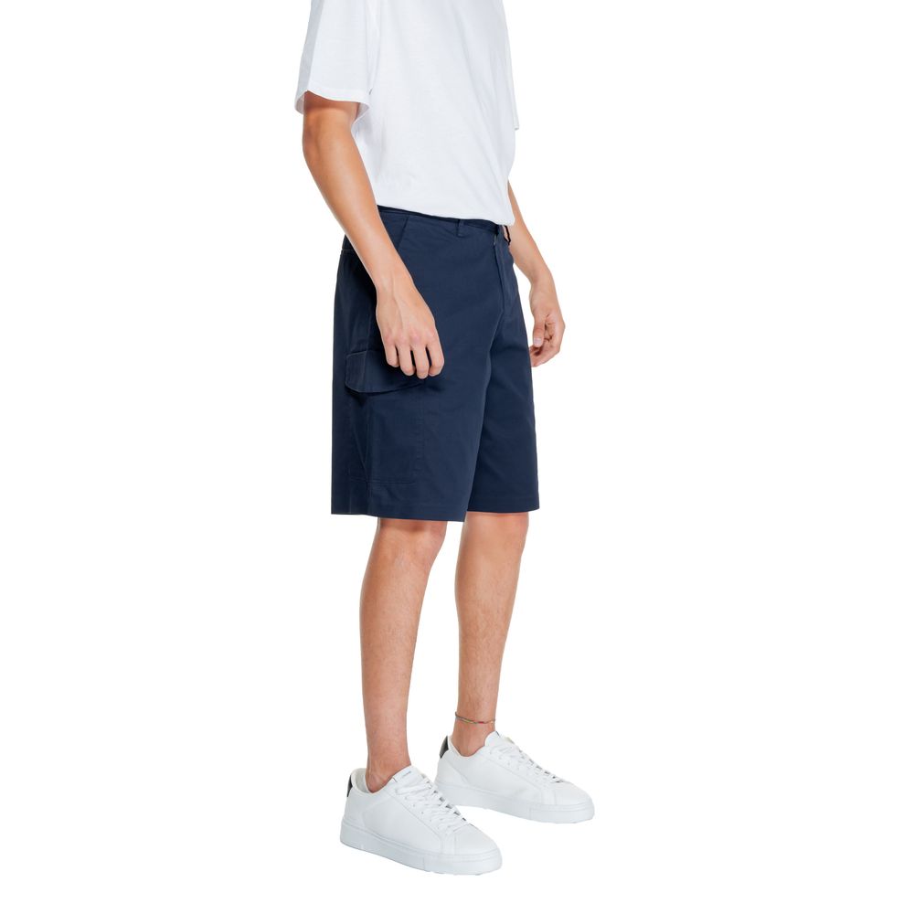 Armani Exchange Blaue Baumwoll-Bermudas