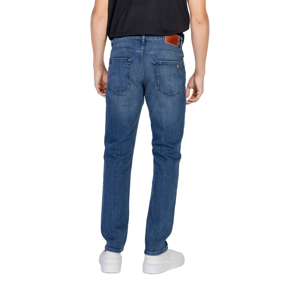 Hugo Boss Relaxed Fit Jeans aus blauer Baumwolle