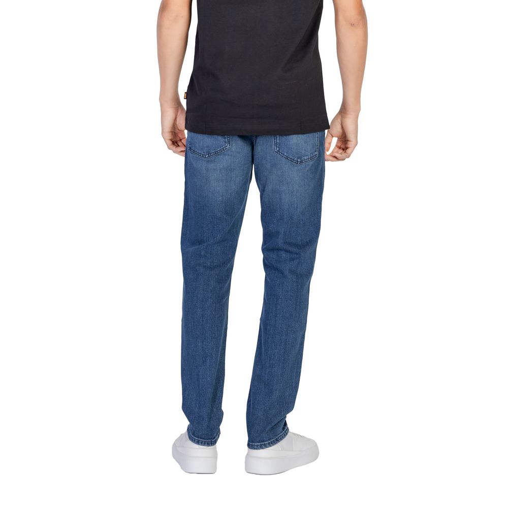 Hugo Boss Relaxed Fit Jeans aus blauer Baumwolle