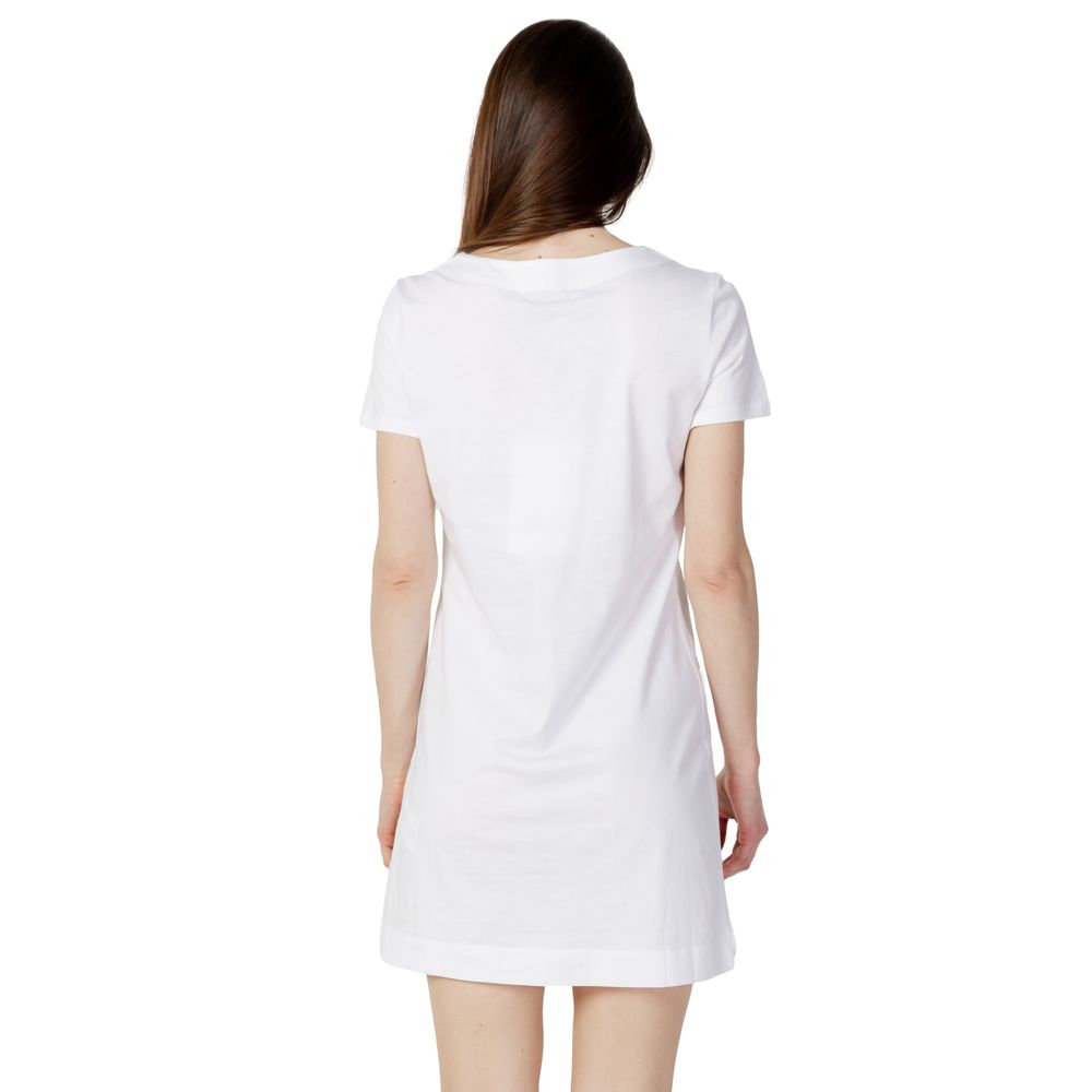 Love Moschino Weiße Baumwollshorts