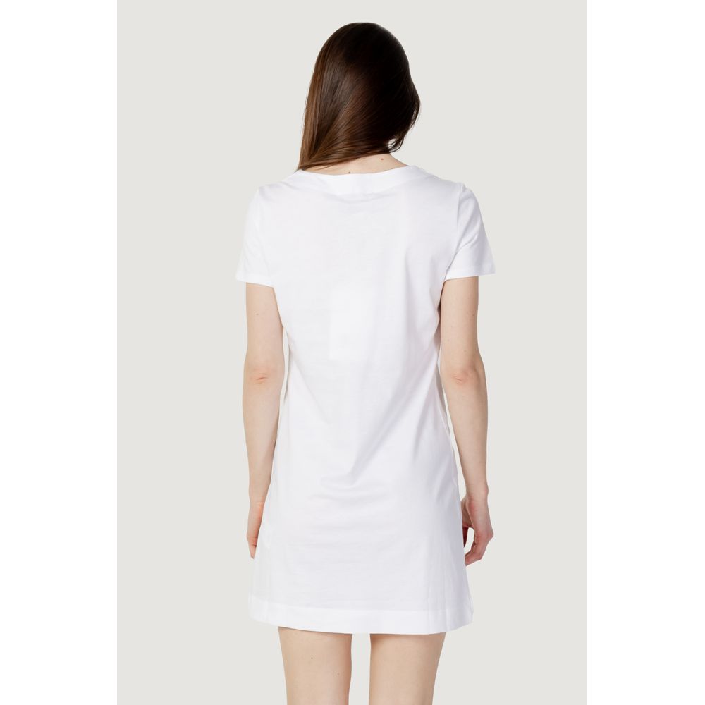 Love Moschino Weiße Baumwollshorts