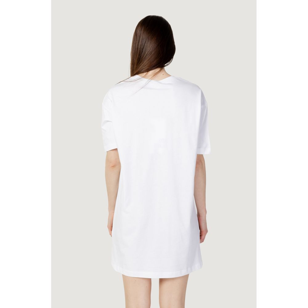 Love Moschino Weiße Baumwollshorts