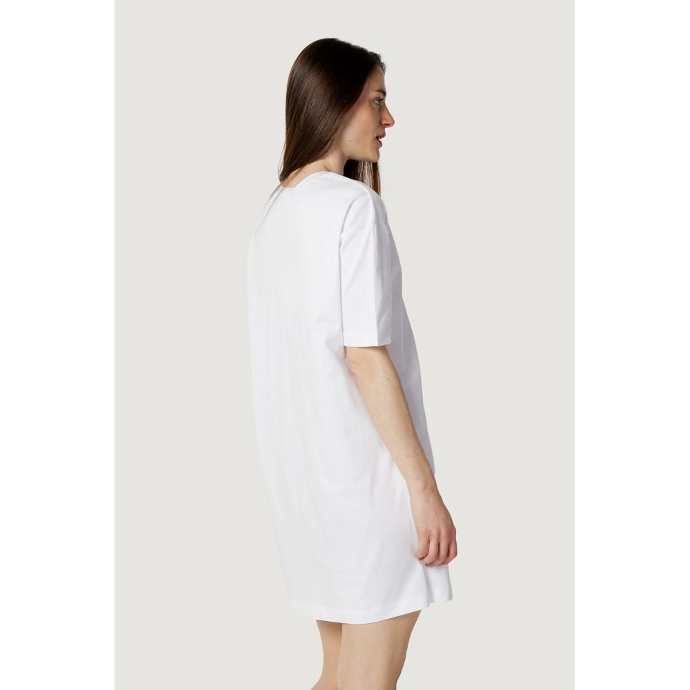 Love Moschino Weiße Baumwollshorts