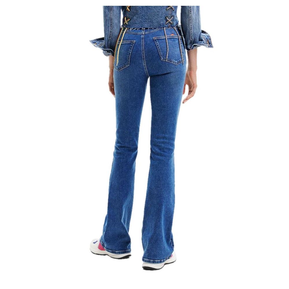 Desigual Blaue Baumwolljeans & Hose
