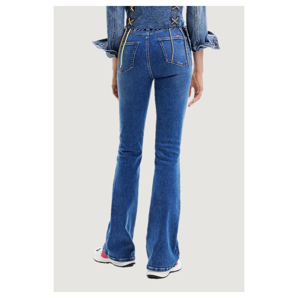Desigual Blaue Baumwolljeans & Hose