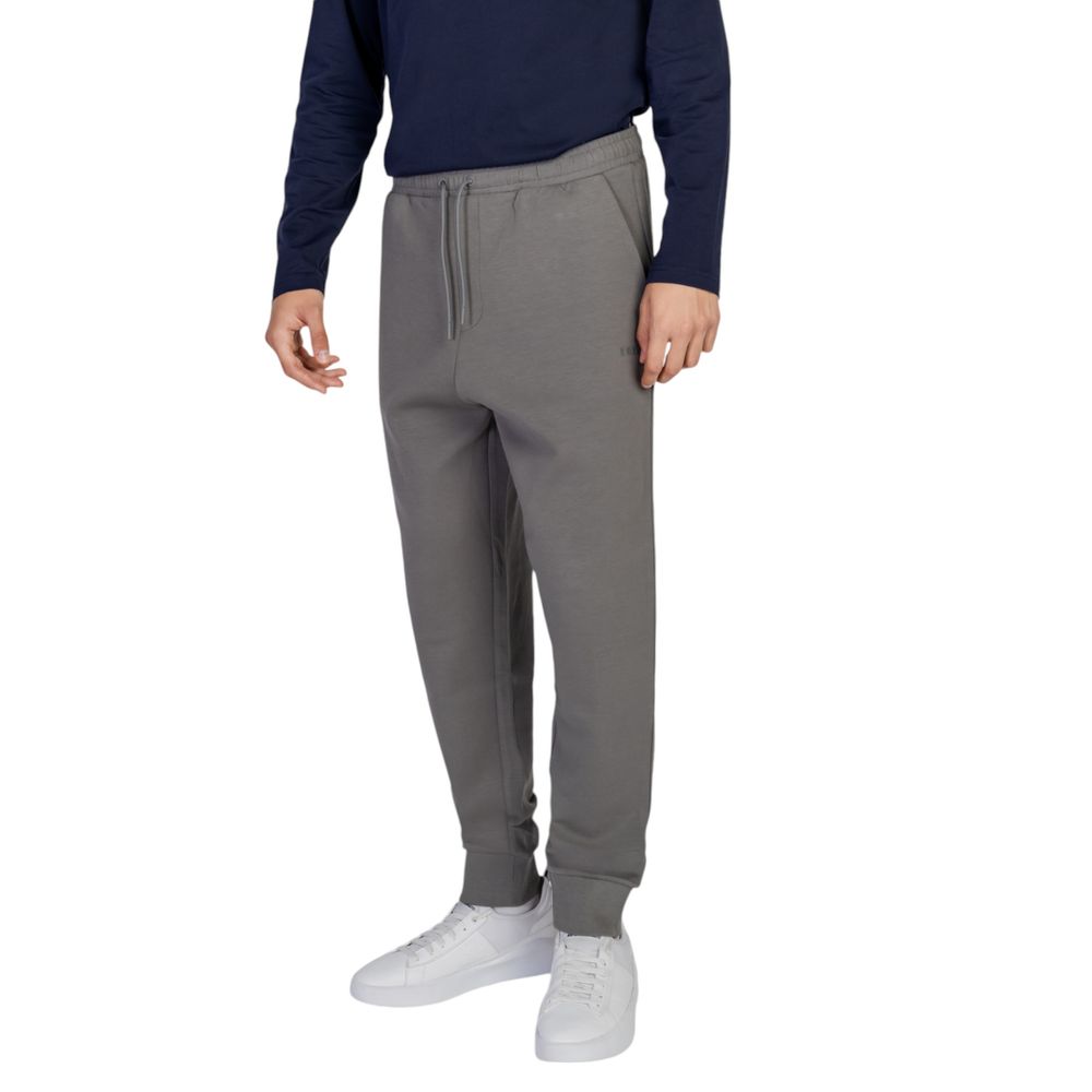 Hugo Boss Graue Baumwoll-Jogger Workout-Hose