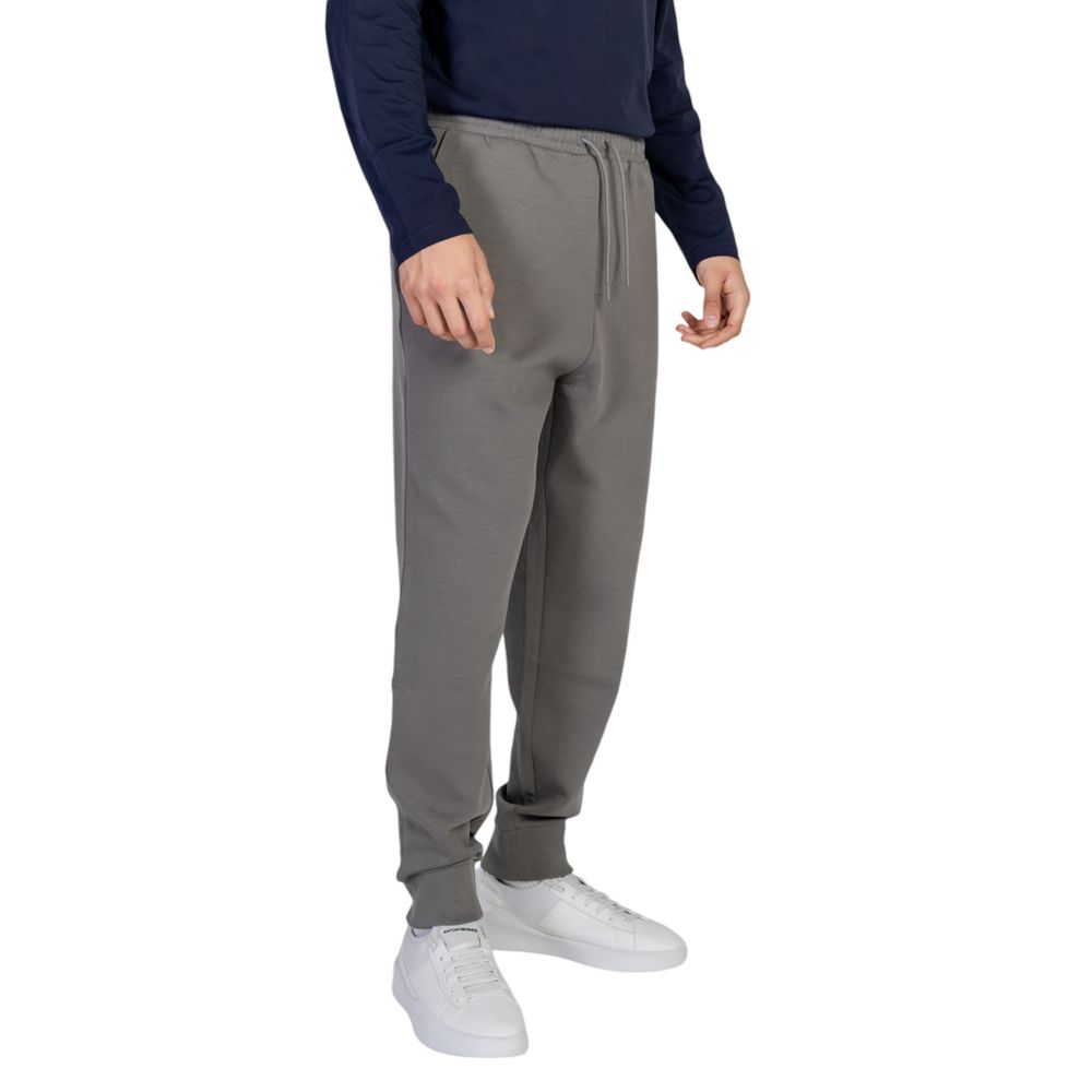 Hugo Boss Graue Baumwoll-Jogger Workout-Hose