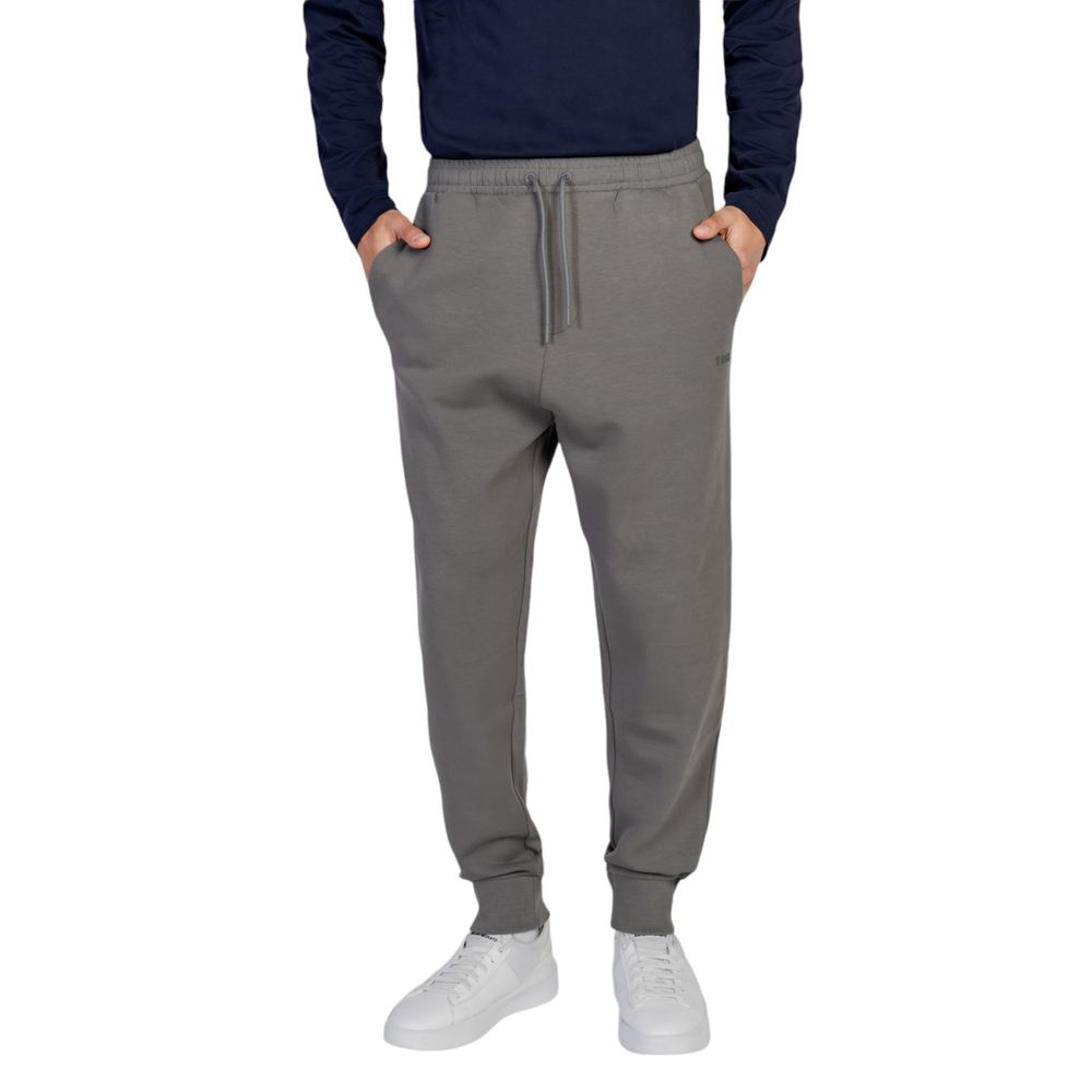 Hugo Boss Graue Baumwoll-Jogger Workout-Hose