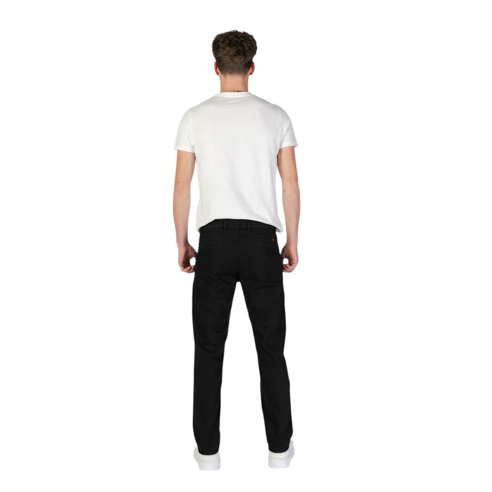 Hugo Boss Schwarze Baumwoll-Skinny-Hose