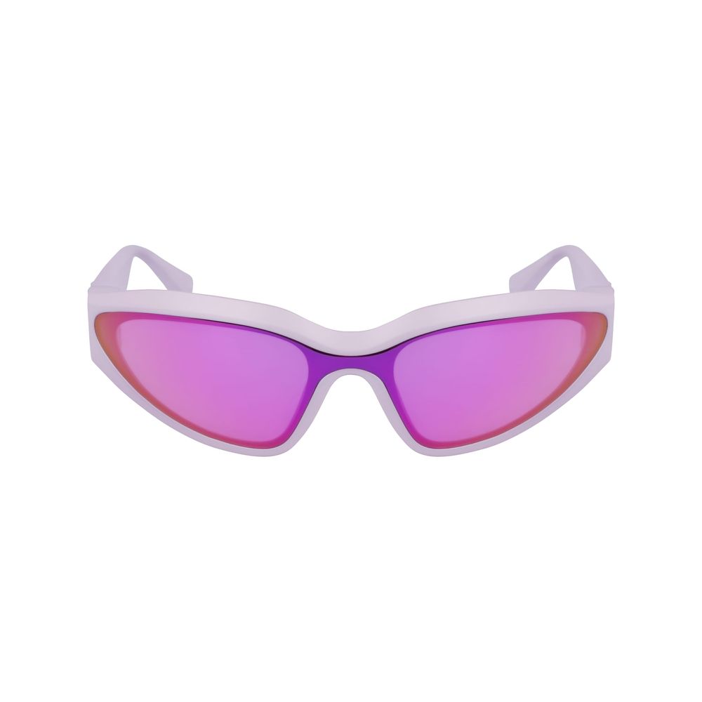 Karl Lagerfeld Lila gespritzte Sonnenbrille